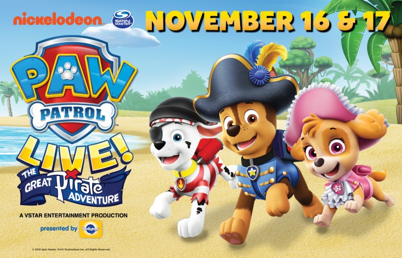 Tegnsætning Rullesten butik Events: Paw Patrol Live The Great Pirate Adventure | NOW Arena