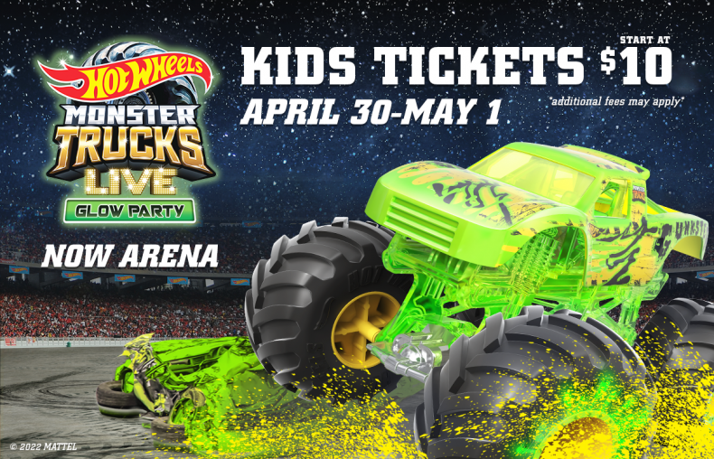 Hot Wheels Monster Trucks Live Glow Party at NOW Arena