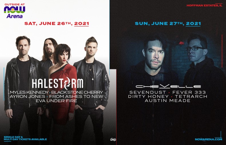 Halestorm, Myles Kennedy, Black Stone Cherry, Ayron Jones, From Ashes to New, Eva Under Fire - June 26, 2021