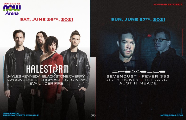 Chevelle with Sevendust, Fever 333, Dirty Honey, Tetrarch, and Austin Meade - June 27th, 2021