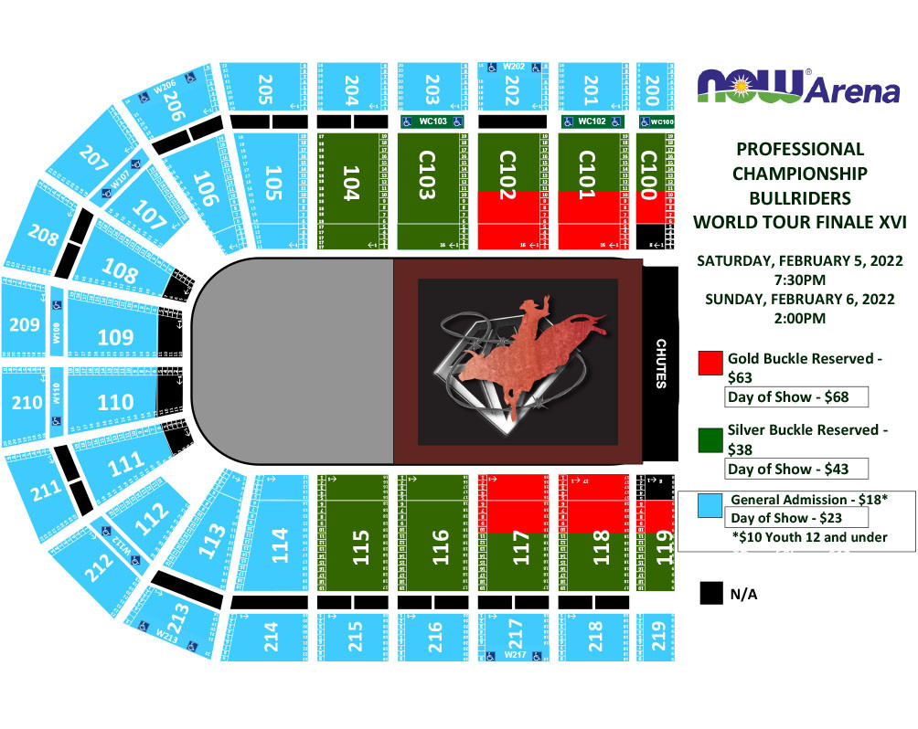 Square Garden Bull Riding Seating Chart